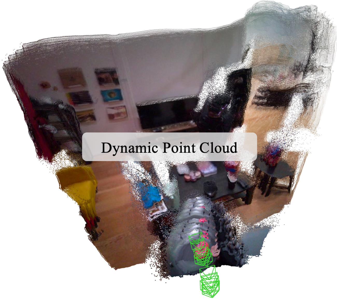 Teaser for POMATO: Marrying Pointmap Matching with Temporal Motion for Dynamic 3D Reconstruction